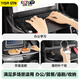 Tongrubi Napa leather car small table plate rear folding table storage dual-purpose seat back storage rack for ideal L6/L7L8/L9/one folding table plate + storage bag for dual-purpose