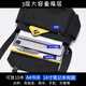 Warrior crossbody bag men's shoulder bag men's and women's trendy brand large capacity shoulder bag student couple casual sports small back alas Black [with astronaut pendant]