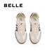 Belle (Belle) Zhang Linghe's same style rainbow bean breathable new moral training shoes women's shopping mall sports Forrest shoes D5R1DAM6 pre-sale Shell rice Zhang Linghe/Zhong Chuxi same color (hot selling color) 38