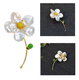 Pure Baroque high-end design niche brooch high-end corsage women's retro Korean accessories suit
