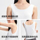 Youkeshu Vest Damens Hosentender Sommer [Cool Ice Seide] mit weißem elastischen Sportboden Hemd ärmellose T-Shirt Top