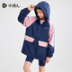Souhait Ropa para niños para niños y niñas Fleece espeso de viento más terciopelo chaqueta engrosada caramelo-shrcnd10cc751p10 160