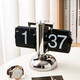 Jiatuling Donglai Quality Automatic Page Turning Machinery Clock Creative Clock Retro European Machinery Clock Modern Simple Customer 1048 Automatic Page Turning Clock [Black] 12-hour system 8-inch