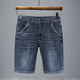 LEE KIDS summer thin denim shorts men's five-point pants loose straight mid-pants casual versatile stretch breeches T693 blue - manufacturer direct sales 28 suggested 90-100Jin [Jin equals 0.5 kg]