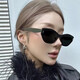 乐卡利墨镜女士太阳镜2025新款机能风连体猫眼墨镜高级感拍照好看 连体猫眼墨镜【 黑框灰片】