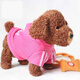 Huizhi Ciudad Sweet Dog Sweet Plush Toys Electrice Feats Pet Girl Walking Simulation Animales cantando y llamando a perros Beibai Modelo recargable