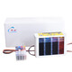 Weicai convient à HP 9730/9720 cartouche à encre d'origine HP Imprimante de grande capacité 4 couleurs compatible avec un ensemble de fournitures continues universelles de 400 ml [2 ensembles d'encre]