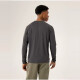 Archaeopteryx Cormac ls Protección solar para hombres seca rápida y transpirable Camiseta de manga larga X9719 Black Gris Negro Heather x00000971 M