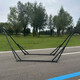 
Folding hammock bracket outdoor camping portable hanging chair for home indoor and outdoor anti-rolling children's swing lazy rocking chair color hammock (three-stage adjustment)