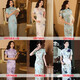 Vzvy Style chino Long Modificado Cheongsam Summer Nuevo 2025 Mujeres jóvenes Retro Slim Fit Catwalk todos los días Wearable 4261 2XL