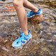 ANTA Children's Sandals Men's and Women's Shoes 2025 Summer New Breathable Water and Land Tracing Shoes Beach Shoes Men's Waterfall Blue/Era Blue-3 28