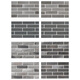 
XMSJ exterior wall tiles blue bricks classical Chinese style ancient building antique cultural bricks gray interior wall villa exterior wall tiles 12801 (30 pieces per box) not 60x230mm