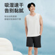 Hecho en Jingdong [10a antibacteriano] pijama de pijama para hombres seda fría sensación de pantalones holgados del hogar delgados pantalones casuales de hombres pajamas xl