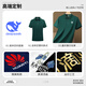 汇彩衫弹力冰丝POLO衫工作服定制夏季翻领短袖企业公司员工装T恤印logo 【冰丝抗皱】DC-677T恤短袖 豆绿 2XL