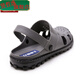 Sandales masculines Xianzheyi Shanghai Juli pour les chaussures de plage de grande taille de semelle respirante de grande taille 3524 Silver (semelle noire) 43 (adapté aux chaussures de sport 43)