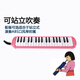 Qimei 37-Key-Unterrichtsempfehlung Oxford Stoff Weichbeutel Orgel Anzhe (Pink, Blowing-Anweisungen)