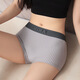 
NJSKAKW pure cotton new women's underwear, all-cotton sports boxer pants for girls stripes, trendy and personalized girl boxer shorts 6197 black + dark gray + red pure cotton set 3 strips L weight 100-120 Jin [Jin equals 0.5 kg]