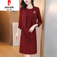 Pierre Cardin Hochzeitskleid junger und modischer zweiteiliger Kleid Hochzeitsanzug Set Frauen Hochzeitskleid Marine Blau 2xl