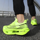 Yion Taxue Fei Electric 5C Big Children's Carbon Board Laufschuhe für Herren Teenager Professionelle Rennen Ultra-Licht atmungsaktiven Sportschuhen für Chitu 8Pro Fluoreszenz Green-Carbon Board Gummi-Bottom + Allround-Laufschuhe 37
