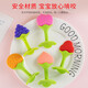 Baby teeth grinding rod three-dimensional fruit teeth glue baby silicone bite Le newborn teeth grinder comfort glue toy strawberry + apple + peach + orange + grape [bag food grade silicone - fruit teeth glue sheet