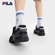 
FILA [Yi Yang Qianxi's same style] Men's shoes, German training shoes, sports shoes, 2025 summer new jump shoes casual shoes, black/gray silver-BG 41