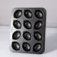 
Learning kitchen activities style Learning kitchen baking mold black 12 consecutive cup non-stick lemon cake mold French home special mold PP9871-Black 12 consecutive