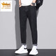 Kin Don Gold Shield's Men's Summer Thin Style Fashion Line Loose HARUN HARUN ELASTIQUE CONCUTÉE CONCUTÉE LONNE FORME All-Match Jeans 6621 Black Nine Nine Nine + 6621 Blue Neuf Minutes 28
