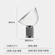 
OUOETY bedside lamp decorative light luxury desk lamp Nordic modern simple glass designer living room bedroom model room lamp M1047 smoke gray large button switch