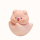 Shougu Internet celebrity cartoon YO Le flip tumbler small ornaments children's students gift desktop unzipping ornaments cute doll Taotao pig