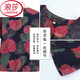 LangSha (LangSha) grandma summer clothing pure cotton silk suit middle-aged and elderly short-sleeved cardigan for female mothers at home clothes old lady cardigan pajamas 687# green [set] 2XL [recommended 100-115 Jin [Jin equals 0.5 kg]]