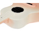 Nalu Flagship Store Carbonfaser Ukulele N1XP -Gradientenpulver für Anfänger für Männer und Frauen Kinder kleine Gitarre 23 Zoll N1PK Miau Pulver 23 Zoll