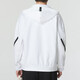 
Adidas men's and women's sportswear suits Spring new couple's casual and fashionable hooded jacket jacket top White shaped jacket/men's style/single-piece XS