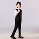 Annie Youer children's dress suit suit boy British style flower girl performance costume host handsome children's clothing black 160