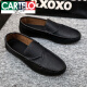 CARTELO men's beanie shoes Korean version of business work casual leather shoes breathable and versatile non-slip one-step men's shoes 2025 spring J40-D829 brown special price brand cut off 44 high-end flagship genuine products