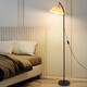 Gran vista Lámpara de la lámpara del jardín LED Postmoderna Lámpara de la sala de estar creatoria Ambiente de dormitorio Lámpara de noche de dormitorio Guangdong Zhongshan 1396-Tres colores-9W