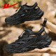 Huili Sandals Zapatos para hombres para verano Nuevo estilo Baotou Sandalias casuales transpirables para hombres Agua y zapatos de arroy