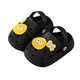 HUALIN FASHION 2025 new cheese slippers for children's summer anti-slip thick-soled hole shoes A cheese/white size 20-21 [foot length 13-13.5 wear]