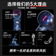 JCZS German brand hair dryer household mute negative ion high power does not hurt hair high-speed quick-drying leafless hair dryer hair care dormitory portable business trip baby pet lady top model 3.3m line single nozzle + berry rose red gift box