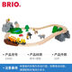 BRIO瑞典经典蒸汽轨道小火车发声高铁列车玩具儿童遥控车拼装 33313-BRI0火车系列白雪公主与