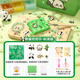 
Huangen Panda Soap Archaeological Excavation Blind Box Toy Beaded Bracelet DIY Handmade Girls' Birthday Gifts 3-8 Years Old
