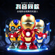 
Qianfeng Internet celebrity dancing robot electric toy model singing and dancing glowing and transforming children's gift Dancing robot [red-84 songs] with rechargeable battery set