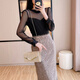 Djimylmodemtemperaturkupplung Neues 2025 Socialite-Bankettketten One-Shoulder-Abendessen Cheongsam Dress Bag 520-goldene silberne Abendkleiderbeutel