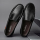 
Belle 2025 spring beanie shoes men's genuine leather soft sole lazy British style black leather shoes versatile driver's shoes 9901 black hollow 38