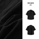 Semir short-sleeved shirt men's moisture absorption quick-drying outdoor work shirt wear 2025 summer top loose black 90001 XL