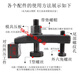 
XMSJ10.9 grade t-type screws/punching machine/milling machine/machining center/molding plate T-bolts/M12-3 M12200 length 10.9 grade T-type screws 40