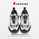 
ABC KIDS children's shoes summer mid-large children's sneakers for boys and girls single net running shoes 3296 meters/gray blue 28
