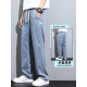 Tennisjeans Herren Sommerdünne Modemarke Straight Loose Herren Ice Seide Wide Bein Sommer Casual Long Hosen 1048 Grau + 1048 Gray Dünn 11xl M Empfohlen 90-15jin [Jin entspricht 0,5 kg]