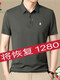 Montagut Offizielle Website französische leichte Luxus-Hoch-End-Polo-Hemd Ice Mulberry Seidenmänner kurzärmeliges T-Shirt Sommer mittleren Alters mit halbem Ärmeln, großer Dada offizielles Flaggschiff 902 Green One Size Offizielles Flaggschiff 165 // 80A Vorschläge 100-120