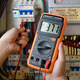 
XMSJ customized DT9205A multimeter digital high-precision intelligent anti-burn multifunctional electronic digital display and measuring meter maintenance DT9205A standard (including host meter pen/battery)