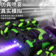 Ospiro Deutsch Qualität Fernbedienung Auto Allradantrieb Offroad Elektrische Verformung Fernbedienung Auto Drift Kinder Tank Spielzeug rollende blaue verformbare Wasserbombenstunt-Auto Sechsradantrieb Drei-Elektrik